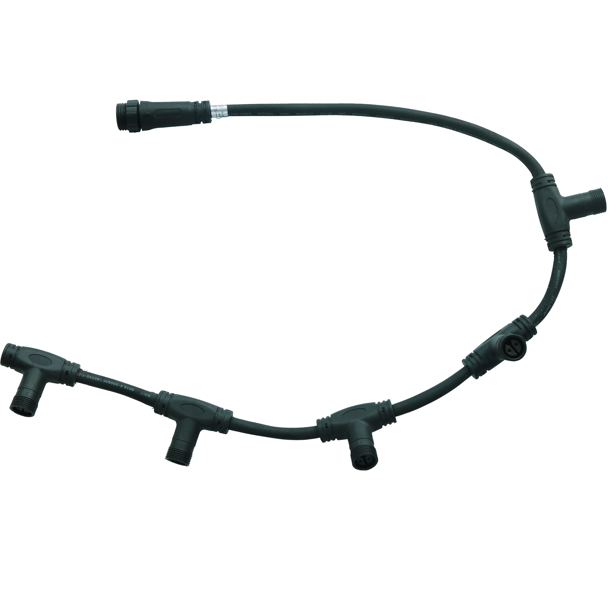 Multi-branch T-type cable IP68 waterproof-Cable Assemblies