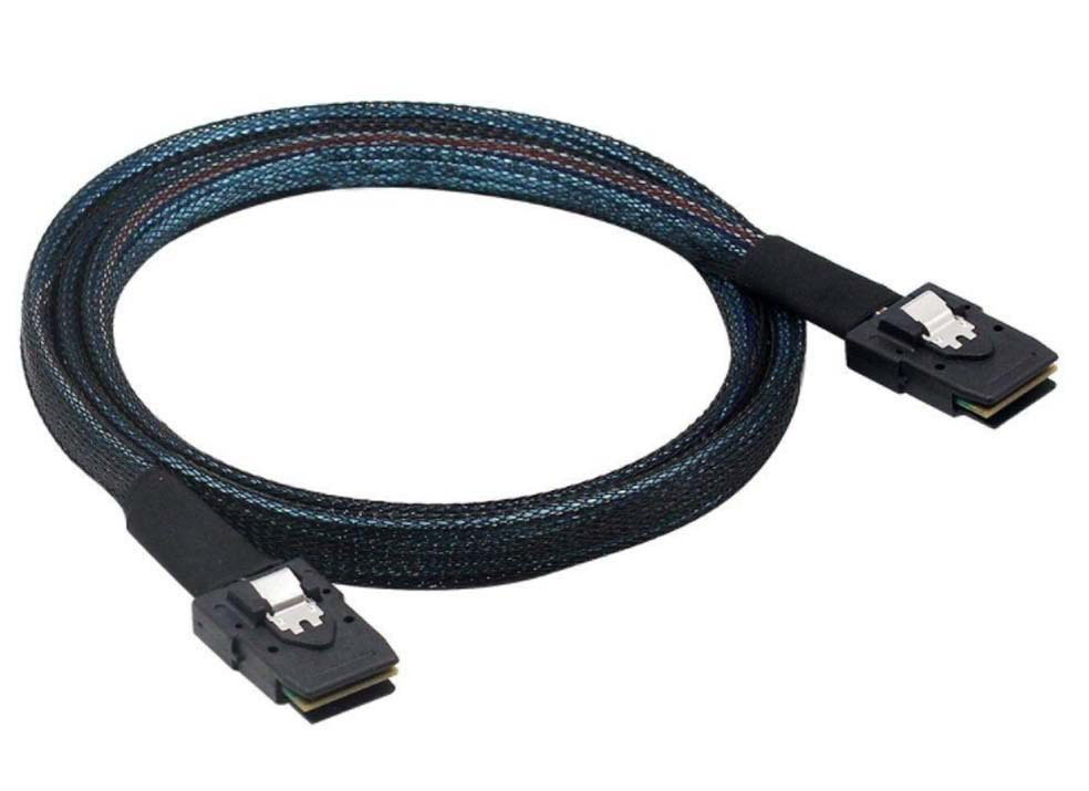 180-degree SFF 8087 to 8087 Mini SAS server high-speed connection cable-Server Cable